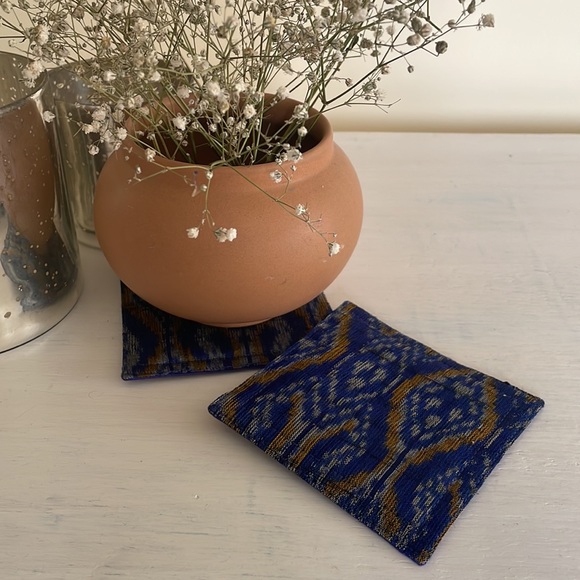 Set of 2 Cloth Coasters - washable - Picture 4 of 4